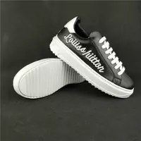 baskets louis vuitton neuve 36-39 40 sneaker time embroidery black